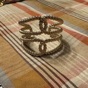 Banana Republic Twisted Gold Bracelet
